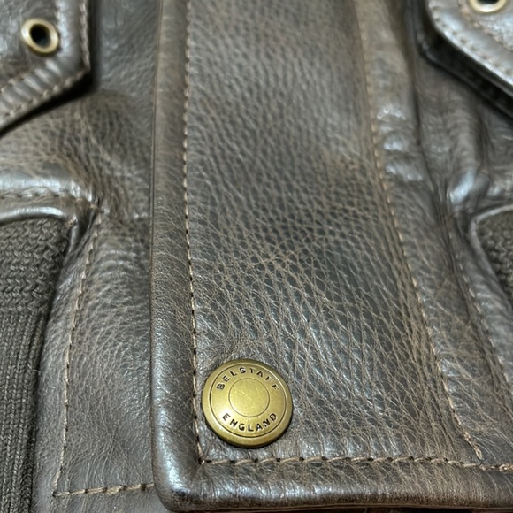 !SOLD! Belstaff Fur Collar Aviator Leather Jacket - Picture 12 of 15